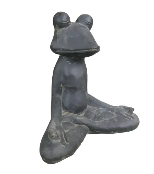 Product image of the product “meditation frog, 30 cm high, antique finish ”